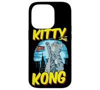 Carcasa para iPhone 14 Pro Divertido Kitty Kong Peluche Monstruo Gatito Gato Atigrado