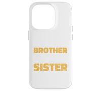 Carcasa para iPhone 14 Pro Divertido para el Hermano de la Gran Hermana, cumpleaños, Mejor Hermana