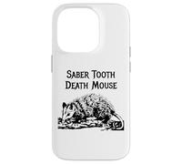 Carcasa para iPhone 14 Pro Divertido Sable Diente Muerte Ratón Mal Nombre Animal Incorrecto Broma Estúpida