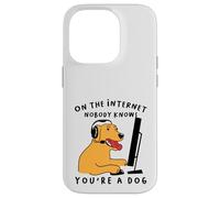 Carcasa para iPhone 14 Pro Dog Gamer En Internet, Nadie Sabe Que Eres un Perro