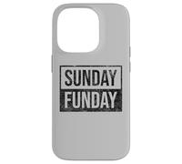 Carcasa para iPhone 14 Pro Domingo Funday Brunch FÚTBOL Deportes Barbacoa Iglesia