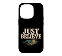 Carcasa para iPhone 14 Pro Don't Be Afraid Just Believe Mark 5:36 Sea Turtle Faith