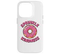 Carcasa para iPhone 14 Pro Donut Sprinkle Kindness Funny Girls Women Doughnut Lover