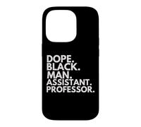 Carcasa para iPhone 14 Pro Dope Black Man Profesor Asistente Orgullo Afroamericano