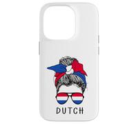 Carcasa para iPhone 14 Pro Dutch Girl Dutch Heritage Netherlands Flag