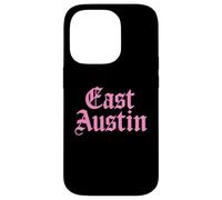 Carcasa para iPhone 14 Pro East Austin Texas 512 737 Activismo artístico Mexicano Americano Rosa