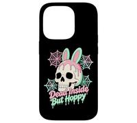 Carcasa para iPhone 14 Pro Easter Dead Inside Buy Hoppy Skull Bunny Pastel