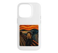 Carcasa para iPhone 14 Pro ECCE Homo Scream Cecilia Divertido Cool gráfico Jesus