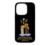 Carcasa para iPhone 14 Pro EIS o Cordeiro de Deus Joao 1:29. Versión Portuguesa