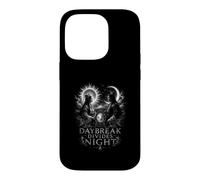 Carcasa para iPhone 14 Pro El Amanecer Divide a los Amantes del Sol y la Luna celestiales nocturnos
