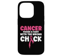Carcasa para iPhone 14 Pro El cáncer se peleó con la Chica equivocada Krebs Brustkrebs