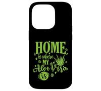 Carcasa para iPhone 14 Pro El hogar es Donde mi Aloe Vera es Medicinal Planta