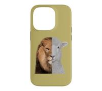 Carcasa para iPhone 14 Pro El león y el Cordero