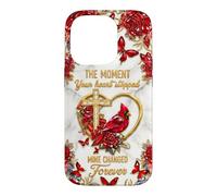 Carcasa para iPhone 14 Pro El Momento en Que mi corazón cambió para Siempre Memorial Cardinal