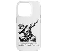 Carcasa para iPhone 14 Pro El Momento Presente Dabbing Buda Mindfulness Iluminación