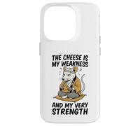 Carcasa para iPhone 14 Pro El Queso es mi Debilidad Funny Rata Meme Vintage Ratas Broma