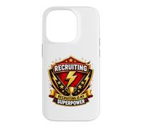 Carcasa para iPhone 14 Pro El reclutamiento de Agentes de Personal es mi superpoderoso reclutador Divertido