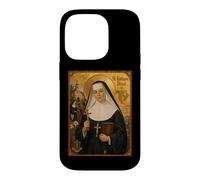 Carcasa para iPhone 14 Pro Elegante Icono católico de Santa Katharine Drexel