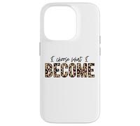 Carcasa para iPhone 14 Pro Elijo lo Que me convierto Positivo Amor Inspirar motivar