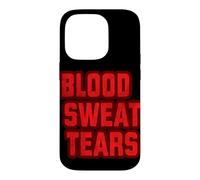 Carcasa para iPhone 14 Pro Emblema de Sangre roja, Sudor y lágrimas para niños y niñas