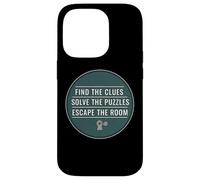 Carcasa para iPhone 14 Pro Encuentra Las Pistas Resuelve Los Puzzles Escape Room Lover Frase