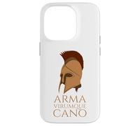Carcasa para iPhone 14 Pro Eneida - Mitología Romana - Arma Virumque - Latín Clásico