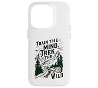 Carcasa para iPhone 14 Pro Entrenar la Mente es Caminar, la Aventura es un Amante del