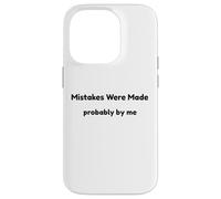 Carcasa para iPhone 14 Pro Errores Divertidos Probablemente cometidos por mí Humor Consciente de sí Mismo