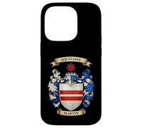 Carcasa para iPhone 14 Pro Escudo de Armas de la Familia Martin e Historia de Apellidos