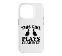 Carcasa para iPhone 14 Pro Esta Chica Toca Clarinete Dos Pulgares