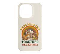 Carcasa para iPhone 14 Pro Estamos Todos Juntos como rehenes Funny Animal Retro 3