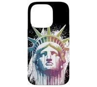 Carcasa para iPhone 14 Pro Estatua de la Libertad, EE.UU., Nueva York, Gotham, américa diseño