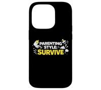 Carcasa para iPhone 14 Pro Estilo de crianza Sobrevive Funny Parent Reality Identity
