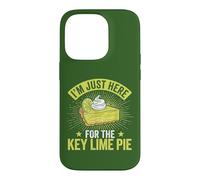 Carcasa para iPhone 14 Pro Estoy aquí para el Amante de la pastelería Vintage Key Lime Pie