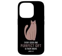 Carcasa para iPhone 14 Pro Every Good & Purrfect (Gift) is from Above - James 1:17 Cat