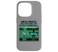Carcasa para iPhone 14 Pro Expecting Dad Gamer New Boss Sleep Schedule