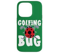 Carcasa para iPhone 14 Pro Family Golf Tour Golfing Bug Cita Divertida Ladybug Golfer