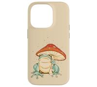 Carcasa para iPhone 14 Pro Farmcore Frog and Mushroom Umbrella Aesthetic Cottagecore
