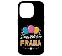 Carcasa para iPhone 14 Pro Feliz cumpleaños Frana
