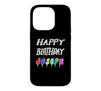 Carcasa para iPhone 14 Pro Feliz Cumpleaños Joseph