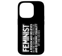 Carcasa para iPhone 14 Pro Feminista Social Política Igualdad Económica Sexos Feminismo