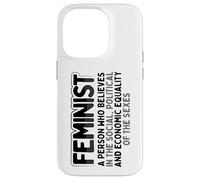 Carcasa para iPhone 14 Pro Feminista Social Política Igualdad Económica Sexos Feminismo