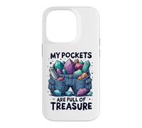 Carcasa para iPhone 14 Pro Fines De Semana Pockets Are Full of Treasure Rockhounding