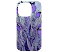 Carcasa para iPhone 14 Pro Flor Silvestre Lavanda púrpura Floral