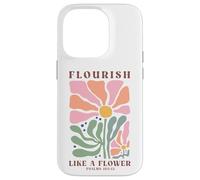 Carcasa para iPhone 14 Pro Florece como una Flor Salmos 103:15 Fe Cristiana