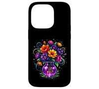Carcasa para iPhone 14 Pro Flores místicas Beltane Bendiciones May Day Pagan Witchy