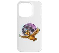 Carcasa para iPhone 14 Pro Flying Duck Moon Night Bird Cute Duck Graphics