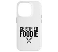 Carcasa para iPhone 14 Pro Foodie Certificado ama Comer Delicioso Foodie