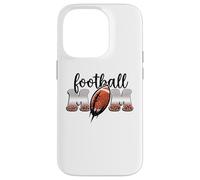 Carcasa para iPhone 14 Pro Football Mom Mother's Day Women Football Team Mom For Women