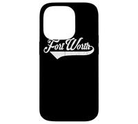 Carcasa para iPhone 14 Pro Fort Worth City Texas Estado - Estilo Vintage Retro Design